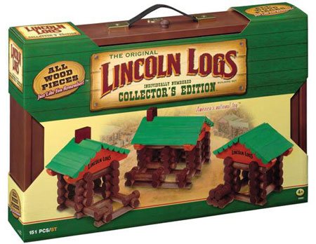 Lincoln Logs Collectors Edition Case - - Fat Brain Toys