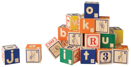 ASL Alphabet Blocks Toy