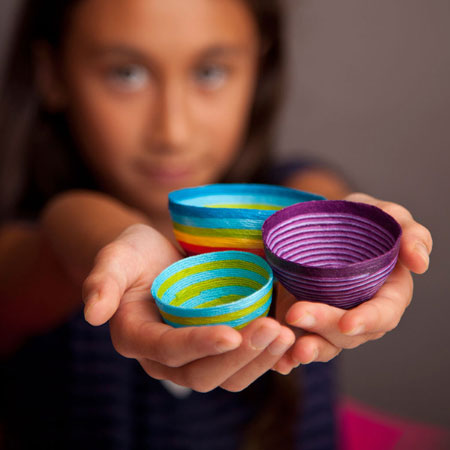 Mini Thread Bowls Kit - - Fat Brain Toys