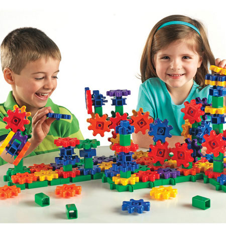 Gears Super Building Set Kids Educational Learning Fun Play STEM Toy 150 Pieces 
