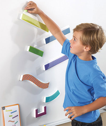 magnetic marble run wall