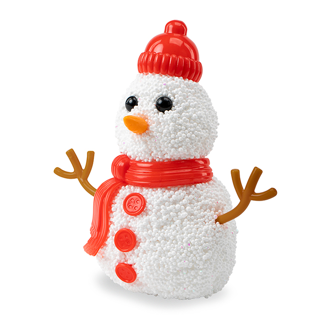 Great Choice Products Build Your Own Snowman Making Kit For Kids With Bag,  Hat, Scarf, Nose