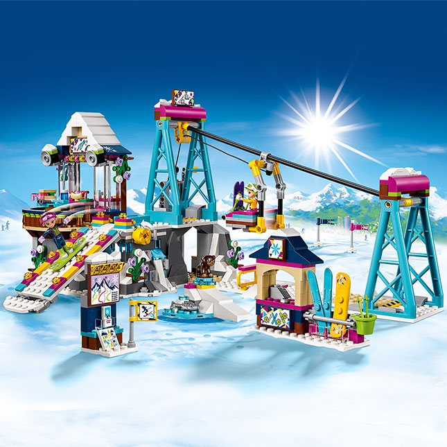 LEGO Friends Snow Resort Ski Lift - - Fat Brain Toys