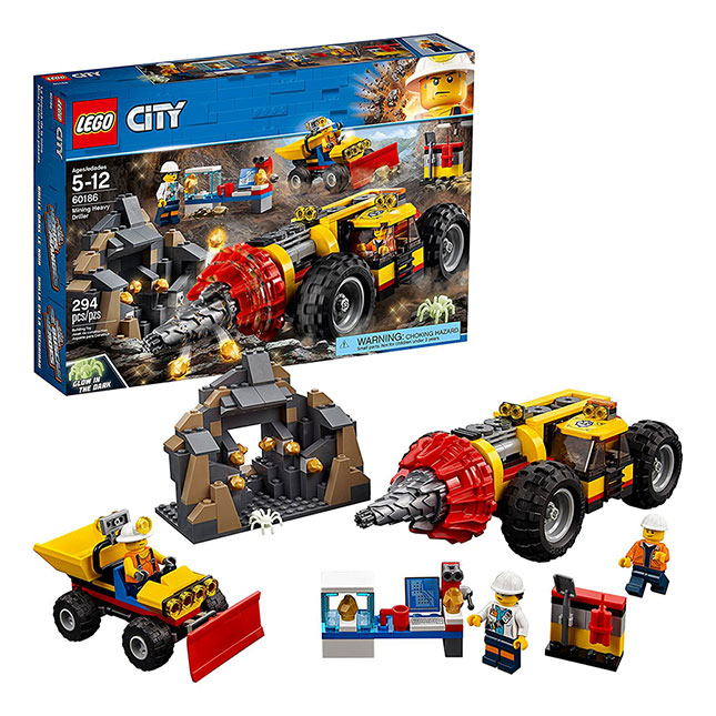 LEGO City Mining - Mining Heavy Driller - - Fat Brain Toys