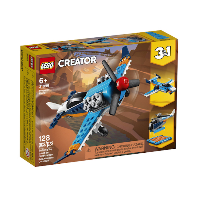 LEGO Creator Propeller Plane Fat Brain Toys