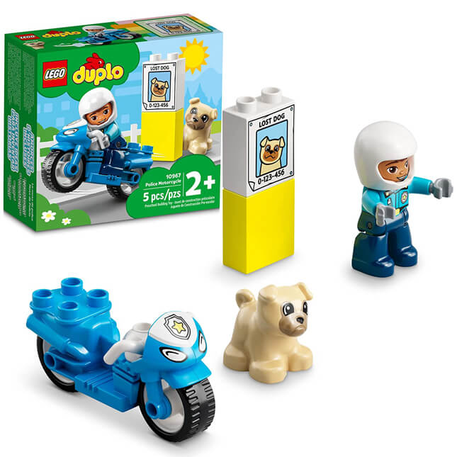 dik zijde Zie insecten LEGO DUPLO Town - Police Motorcycle - Best for Ages 2 to 5