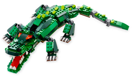 Lego creator online crocodile