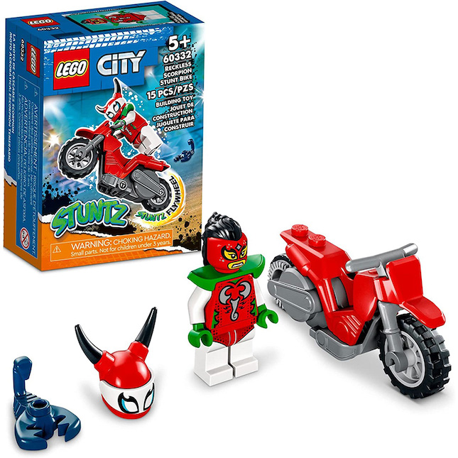 LEGO City Stuntz - Reckless Scorpion Stunt Bike - Best for Ages 6 to 9