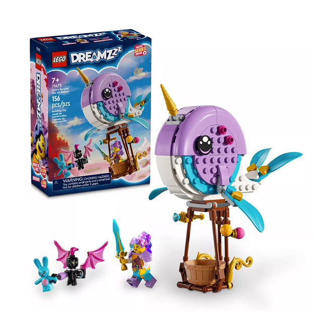 Lego 71472 DREAMZzz Izzie's Narwhal Hot-Air Balloon