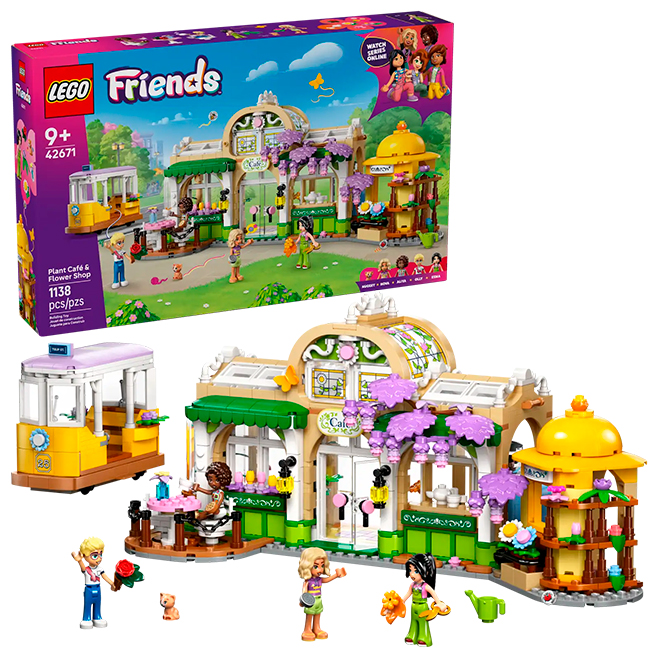 LEGO Friends - Plant Cafe & Flower Shop - Best for Ages 9 to 12
