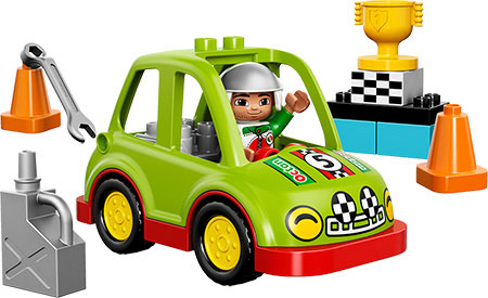 LEGO DUPLO Town Rally Car Fat Brain Toys