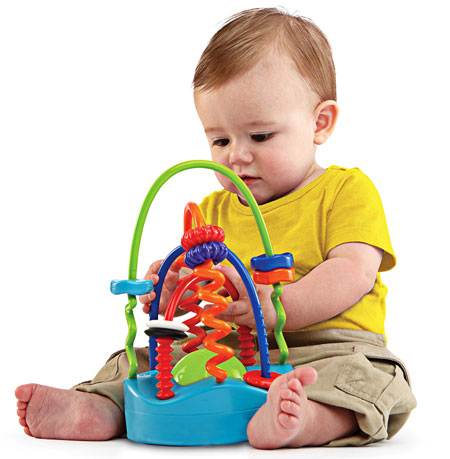 Oball Sliding Spirals Chaser - - Fat Brain Toys