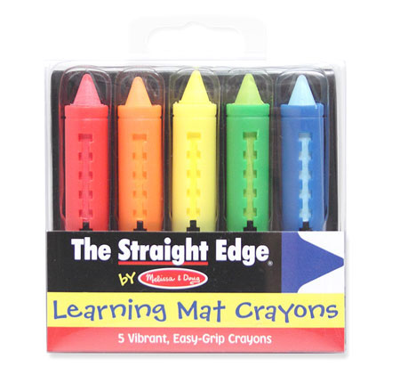 Melissa Doug Lci4279-12 Learning Mat Crayons (12 BX)