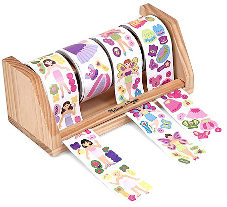 Dress-Up Princess & Fairy Sticker Rolls - - Fat Brain Toys Dress-Up Princess & Fairy Sticker Rolls - - Fat Brain Toys
