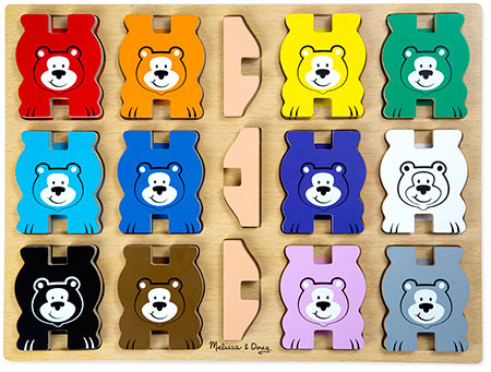 Stacking Chunky Puzzle - Bears - - Fat Brain Toys