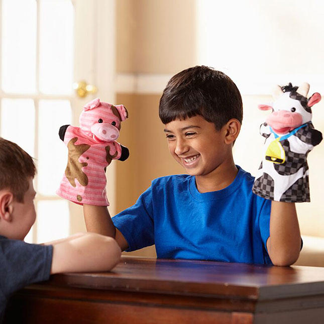 Farm Friends Hand Puppets - Best Imaginative Play for Ages 4 to 8