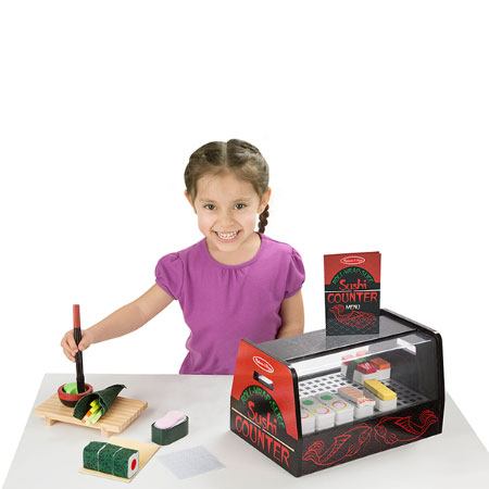 Roll, Wrap, & Slice Sushi Counter - - Fat Brain Toys