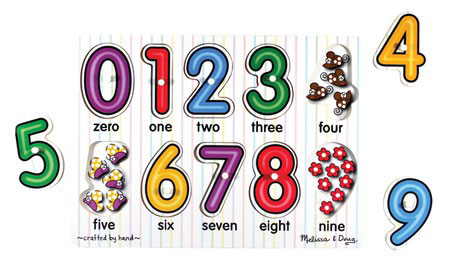 See-Inside Numbers Peg - - Fat Brain Toys