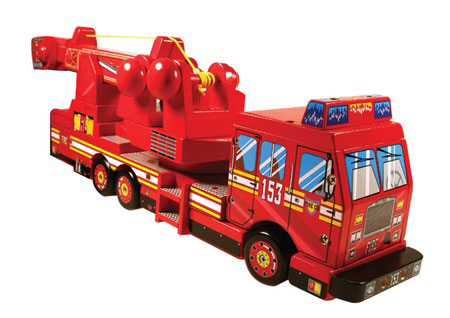 Mighty Builders Fire Truck - - Fat Brain Toys