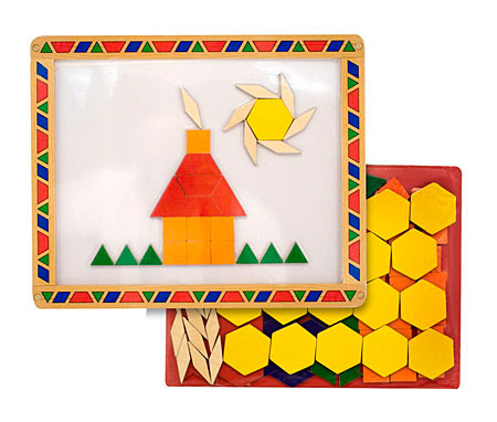 Magnetic Pattern Block Activity Set - Teaching Supplies &amp; Daycare
