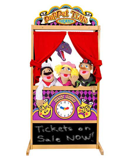 Puppet Time Theater - - Fat Brain Toys