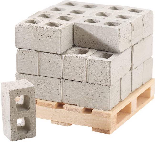 Mini Materials - 1:12 Scale Cinder Block Mold - Arts & Crafts for Ages 8 to 12 - Fat Brain Toys