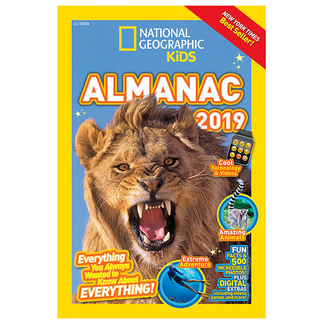 National Geographic Kids Almanac 2019 Fat Brain Toys - Main Image