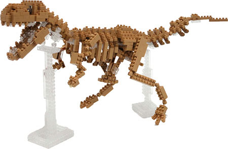 Nanoblock T Rex Skeleton Fat Brain Toys