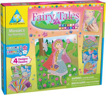 Sticky Mosaics - Fairy Tales - - Fat Brain Toys