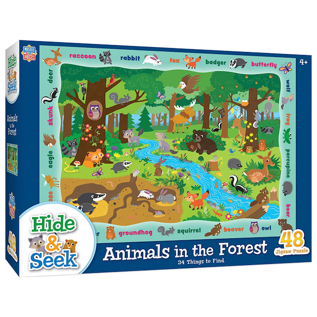 Puzzle 16 pièces 3 ans : Forest- Djeco