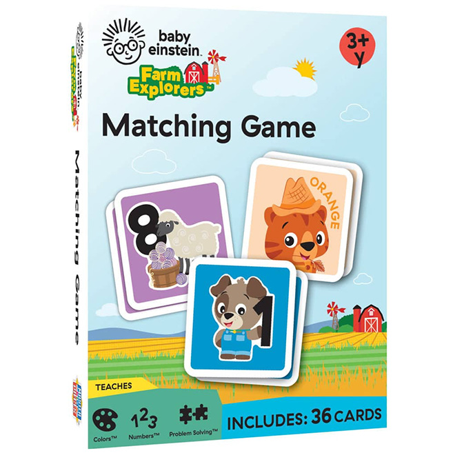 Farm Explorers Baby Einstein Farm Explorers Matching Game - Best for Ages 3 to 8
