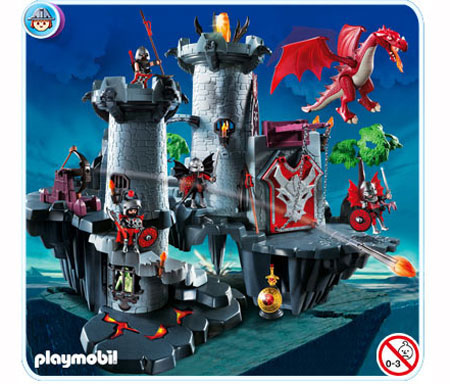 tekst Blive opmærksom lyse Playmobil Dragon's Land - Great Dragon Castle - - Fat Brain Toys