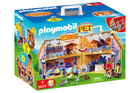 Playmobil My Take Along Pet Clinic - - Fat Brain Toys
