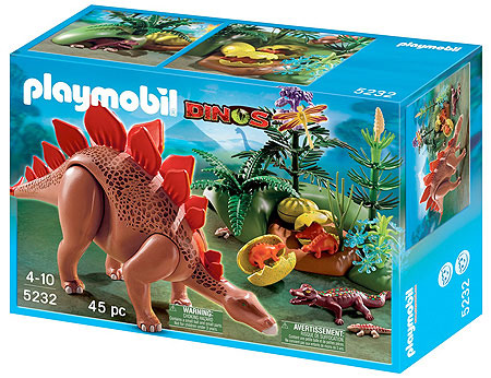 Playmobil Dinos Vehicle With Stegosaurus Set #9432