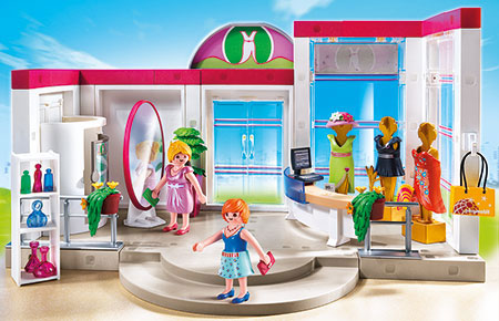 Svin Fiasko At afsløre Playmobil Shopping Mall - Clothing Store - - Fat Brain Toys
