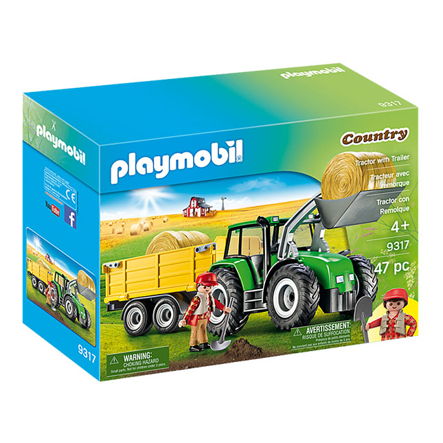 Playmobil child with tractor farm theme 3066 ovp neu new misb 2 