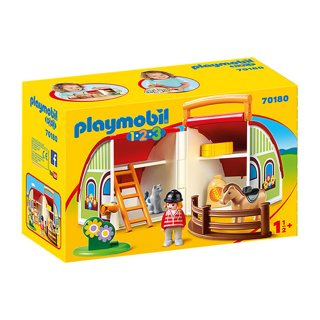 Playmobil 1.2.3. My Take Along Barn