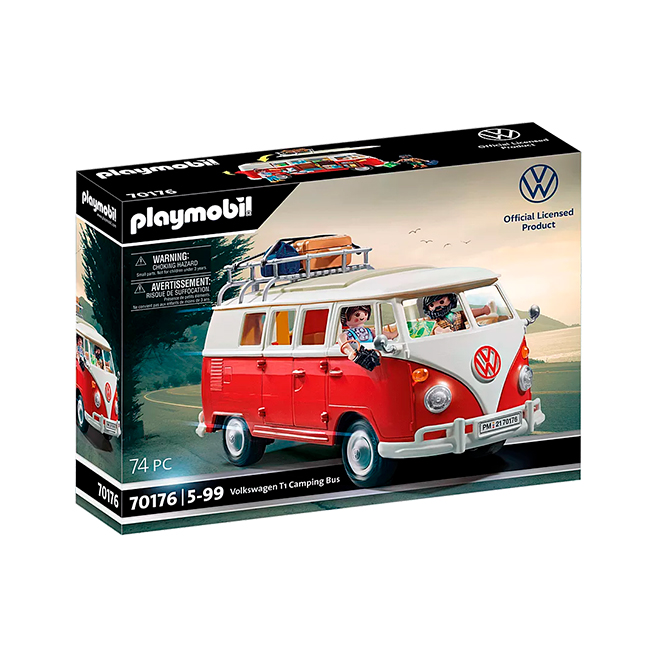Playmobil Vehicles - Volkswagen T1 Camping Bus - - Fat Brain Toys