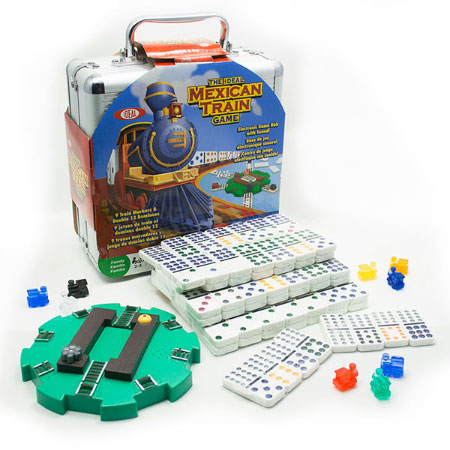 Ideal Games - Jeu de dominos de train mexicain classique