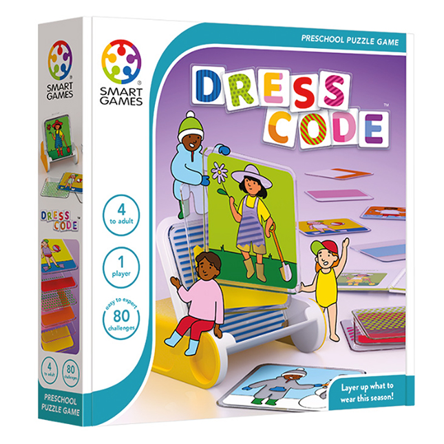 SmartGames Dress Code - Best Brainteasers for Ages 5 to 6