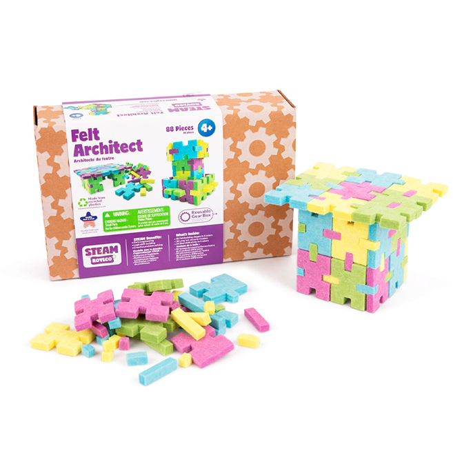 STEAM Felt Architect - - Fat Brain Toys