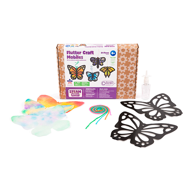 STEAM Flutter Craft Mobiles - - Fat Brain Toys