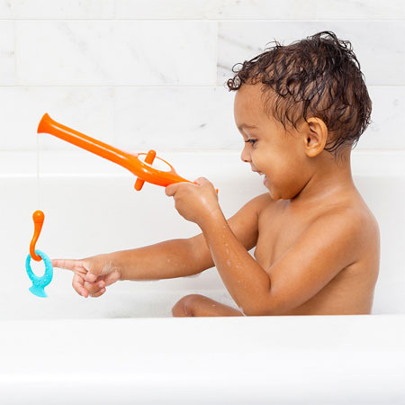 Tomy Corp. Kids Bath Toys  Boon Cast Fishing Pole Bath Toy
