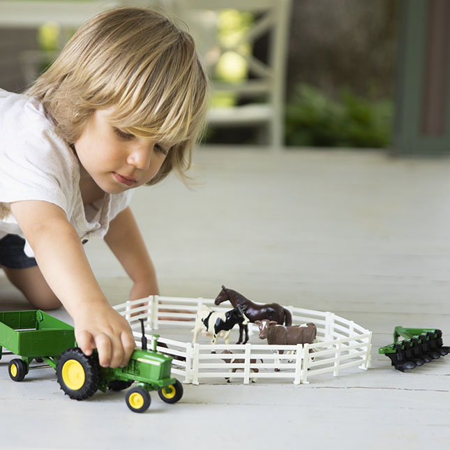 2 PCS British Horses Animal Model Set Children Cognitive Farm Scene Toys Gifts 