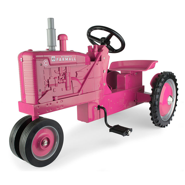 Farmall C Pedal Tractor Pink Fat Brain Toys