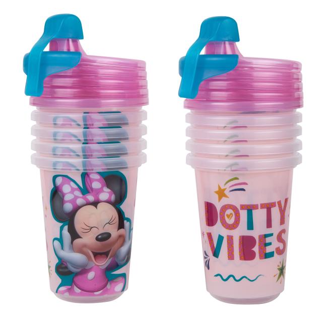The First Years Disney Minnie Mouse Sip & See Kids Water Bottle - Water  Bottle for Toddlers - Spill Proof Toddler Cup - 12 Oz