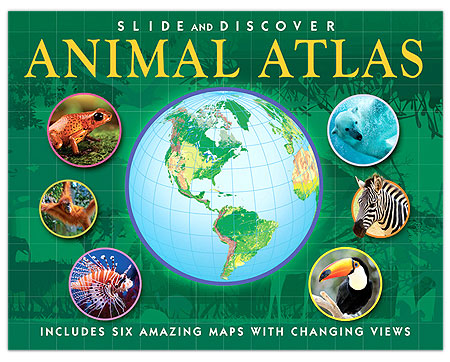 Slide and Discover Animal Atlas - - Fat Brain Toys