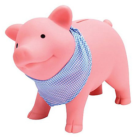 large unbreakable piggy bank