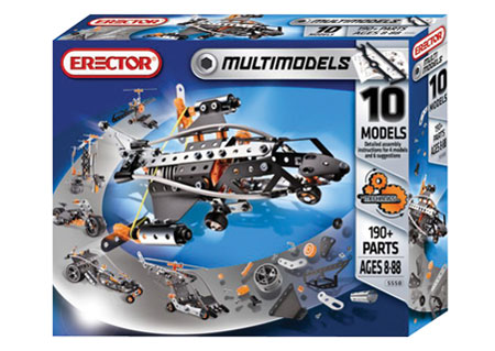 Erector 10 Model Set - 190 pc - - Fat Brain Toys