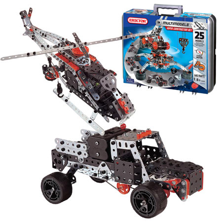 Erector Multimodels Super Construction Set with Case